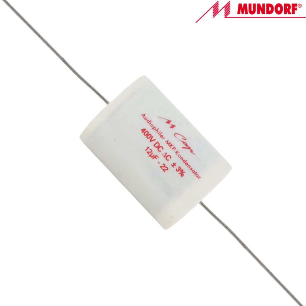 MCAP400-12: 12uF 400Vdc Mundorf MCap MKP Classic Capacitor