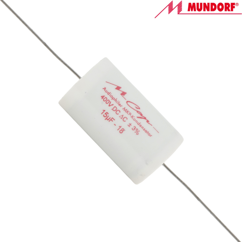 MCAP400-15: 15uF 400Vdc Mundorf MCap MKP Classic Capacitor