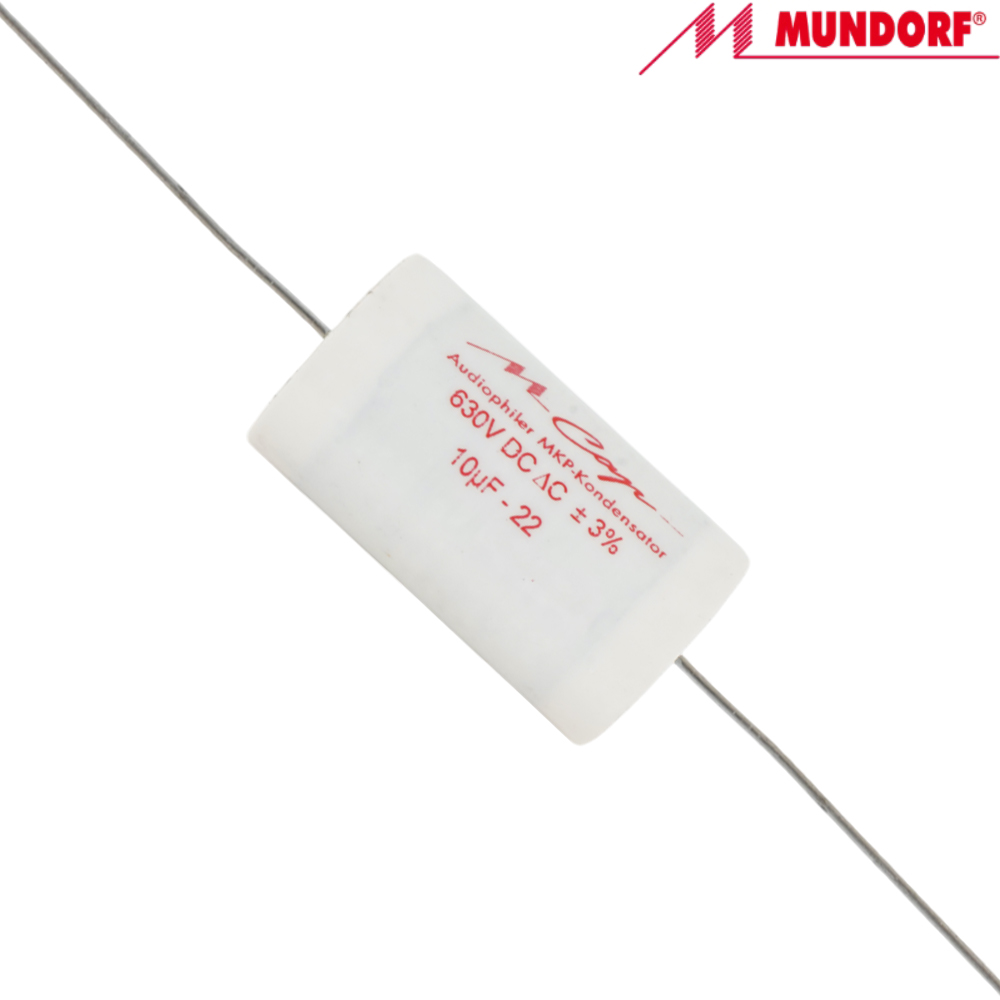 MCAP630-10: 10uF 630Vdc Mundorf MCap MKP Classic Capacitor