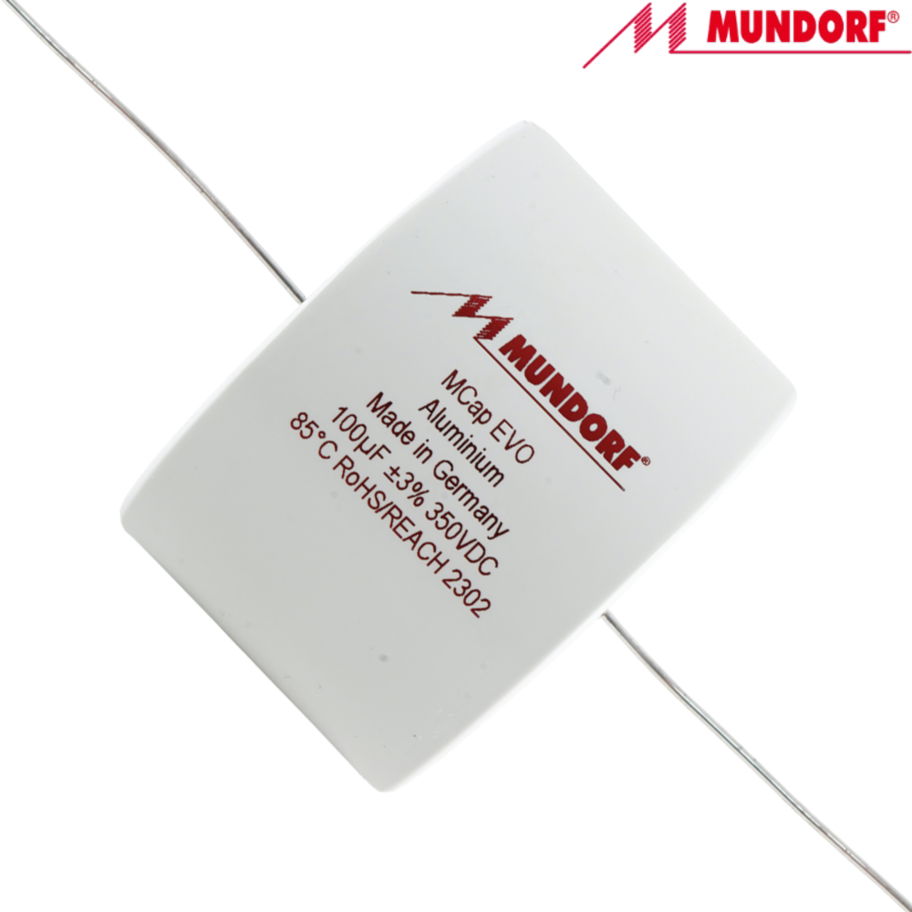 ME-100T3.350: 100uF 350Vdc Mundorf MCap EVO Capacitor