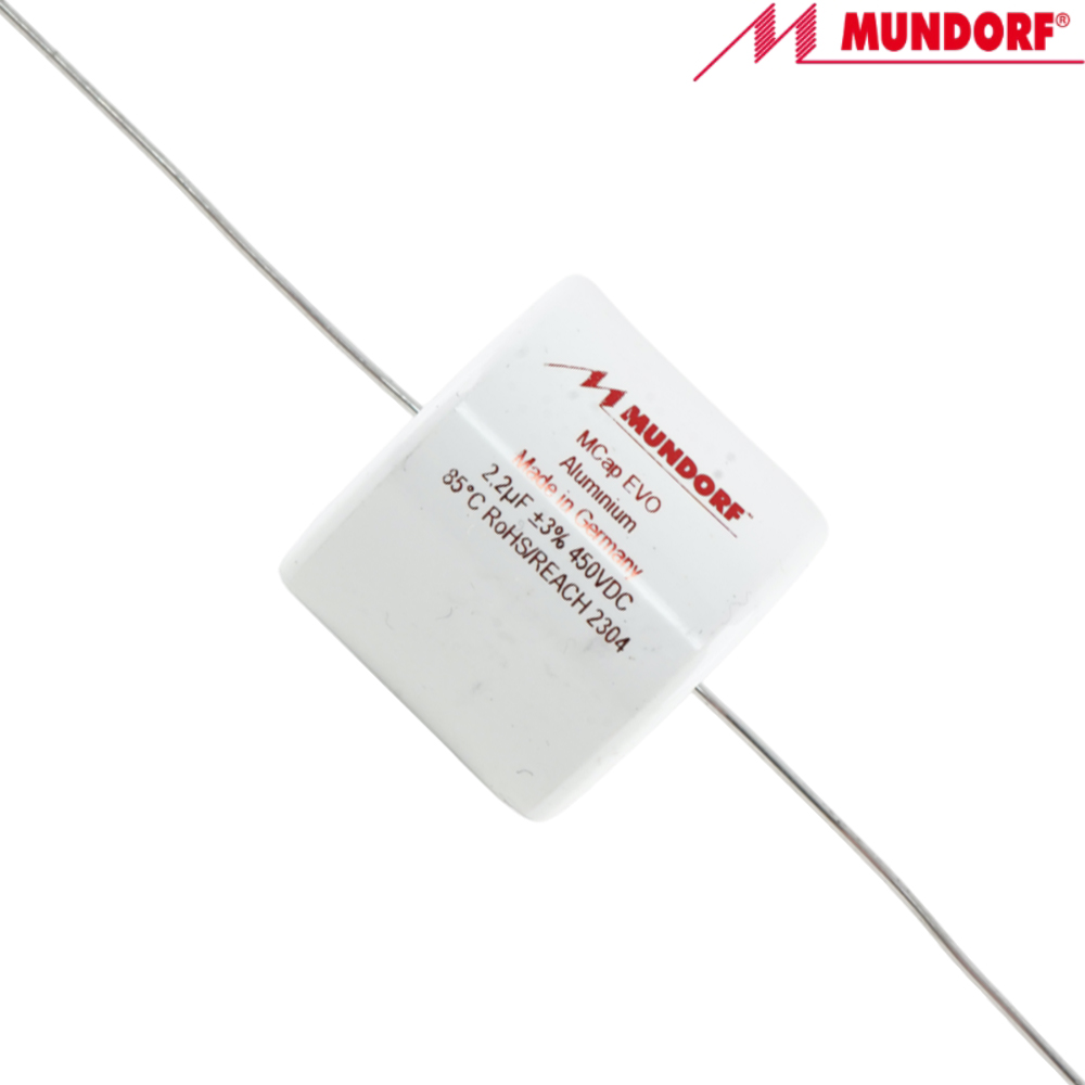 ME-2,2T3.450: 2.2uF 450Vdc Mundorf MCap EVO Capacitor