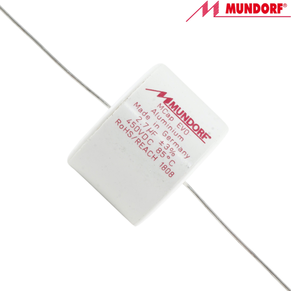 ME-2,7T3.450: 2.7uF 450Vdc Mundorf MCap EVO Capacitor