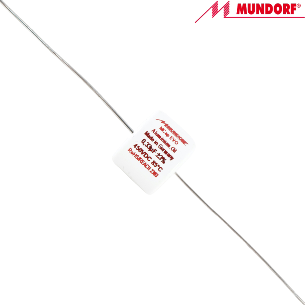 MEO-0,33T3.450: 0.33uF 450Vdc Mundorf MCap EVO Oil Capacitor