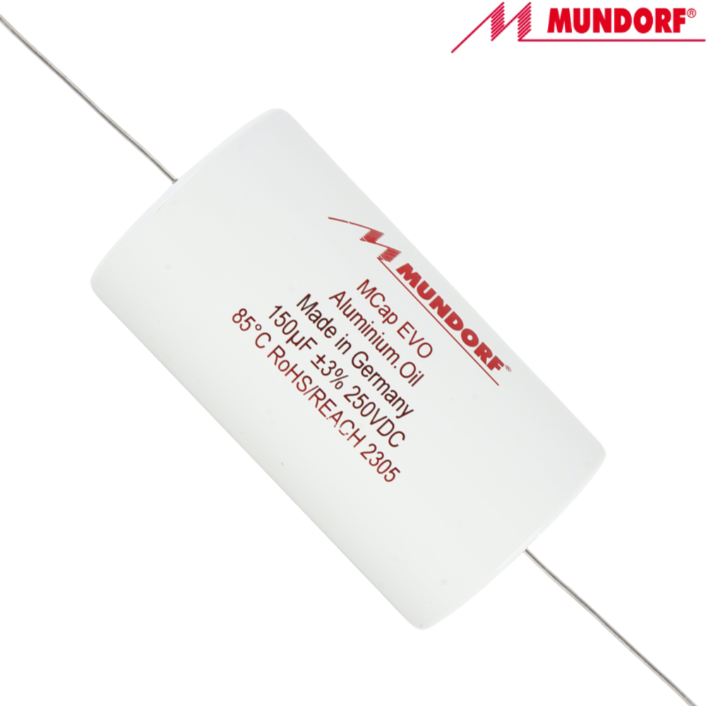 MEO-150T3.250: 150uF 250Vdc Mundorf MCap EVO Oil Capacitor