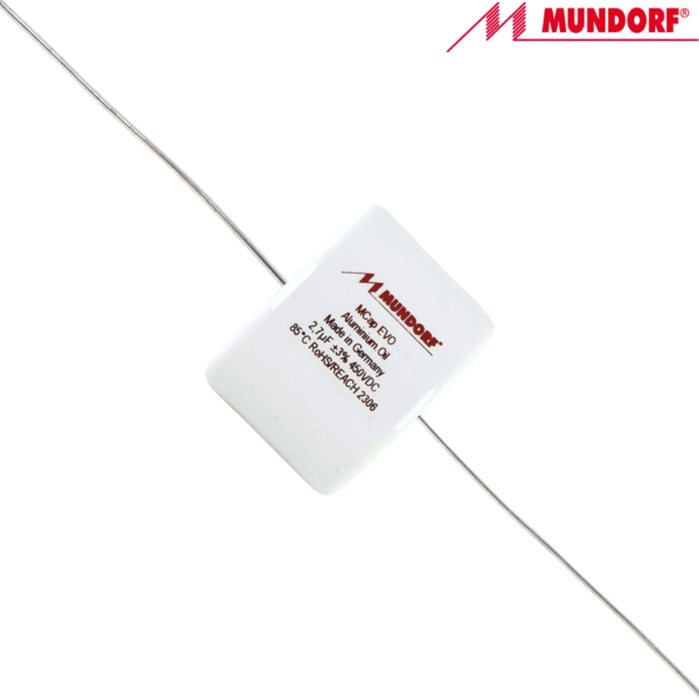 MEO-2,7T3.450: 2.7uF 450Vdc Mundorf MCap EVO Oil Capacitor