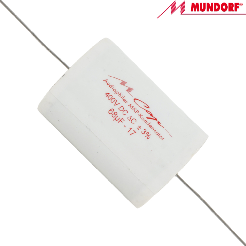 (MKP-390): 68uF 400Vdc Mundorf MCap MKP Classic Capacitor - DISCONTINUED