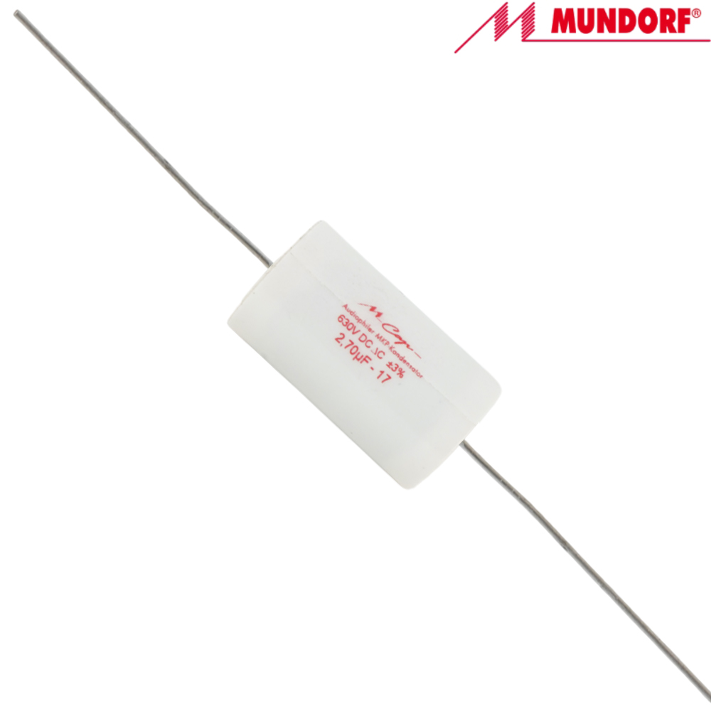 (MKP-570):  2.7uF 630Vdc Mundorf MCap MKP Classic Capacitor - DISCONTINUED