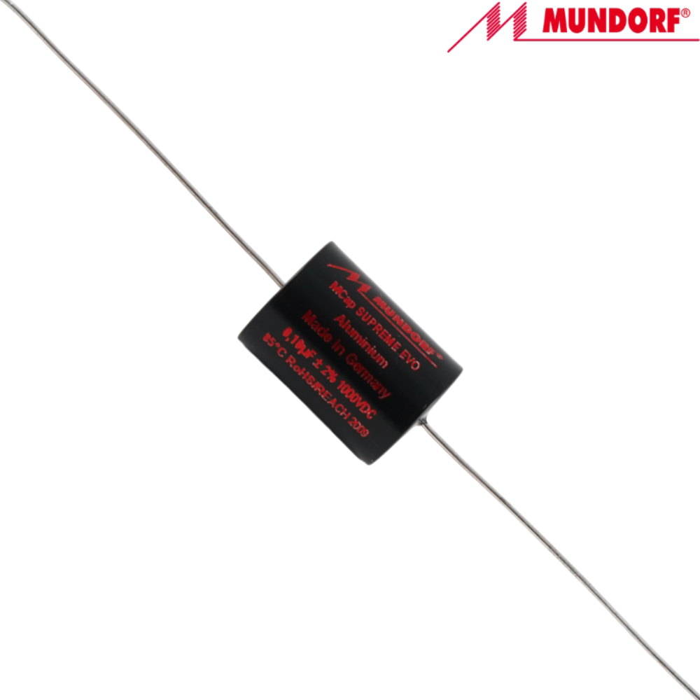 SE-0,10T2.1000: 0.1uF 1000Vdc Mundorf MCap Supreme EVO Capacitor