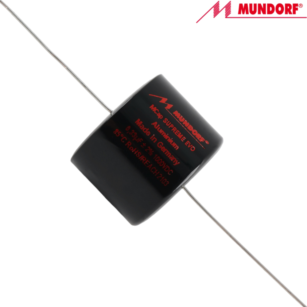 SE-0,33T2.1000: 0.33uF 1000Vdc Mundorf MCap Supreme EVO Capacitor