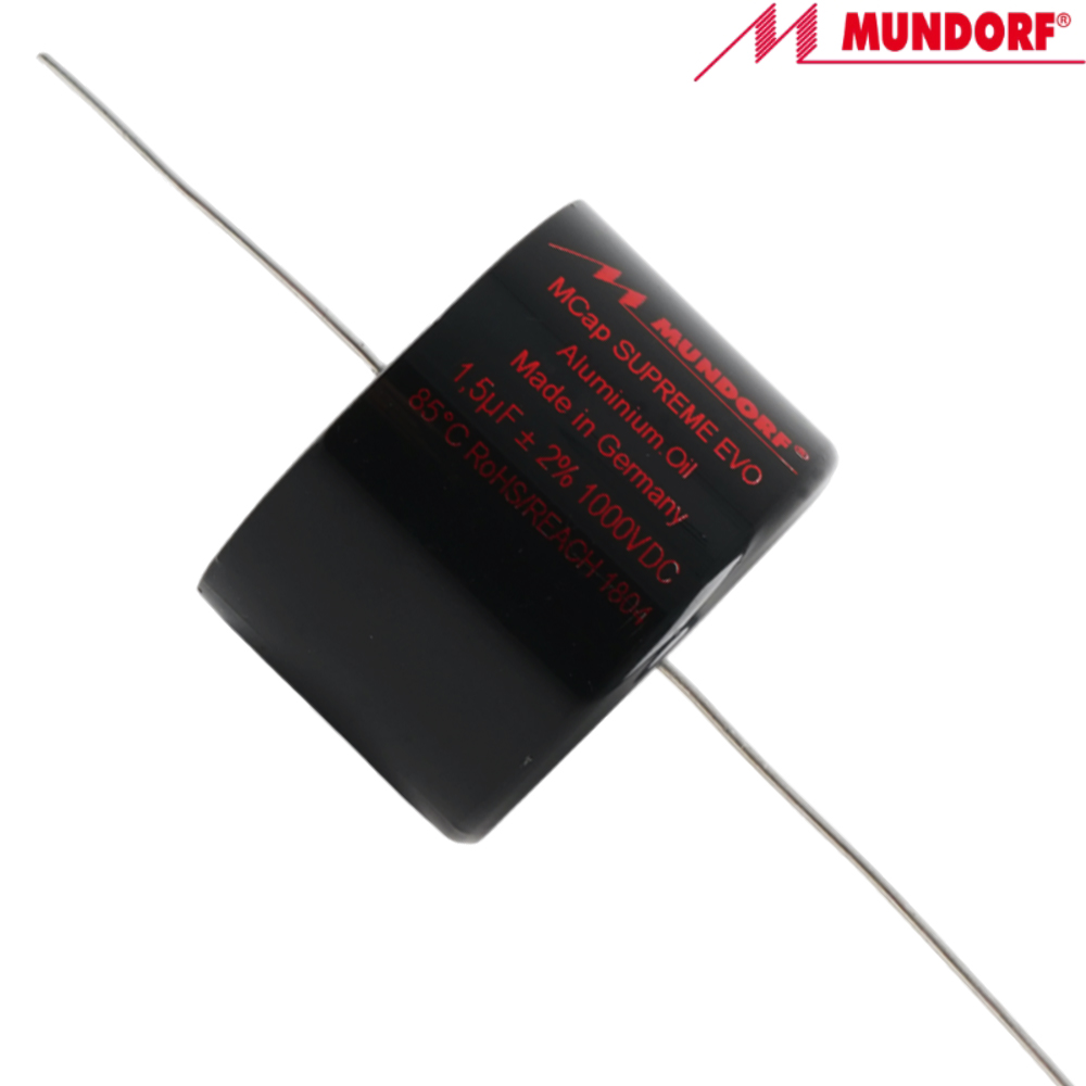 SEO-1,5T2.1000: 1.5uF 1000Vdc Mundorf MCap Supreme EVO Oil Capacitor