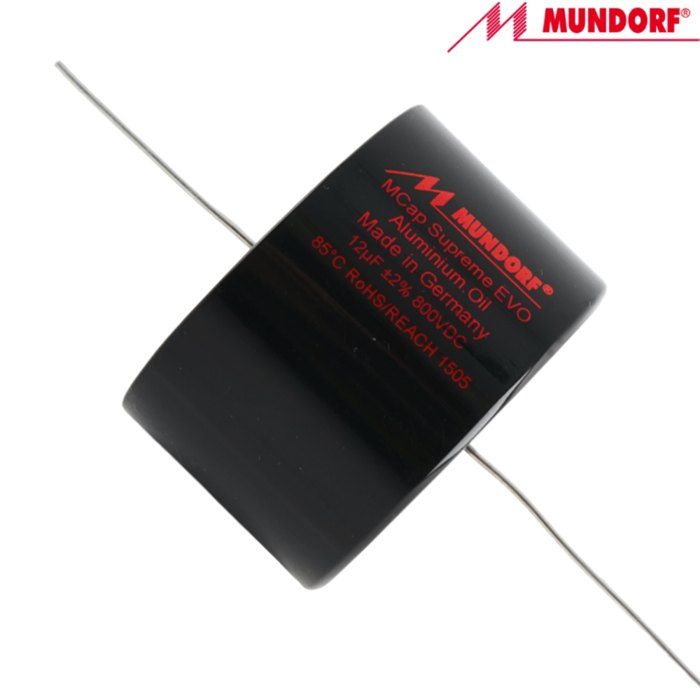 SEO-12T2.800: 12uF 800Vdc Mundorf MCap Supreme EVO Oil Capacitor - DISCONTINUED