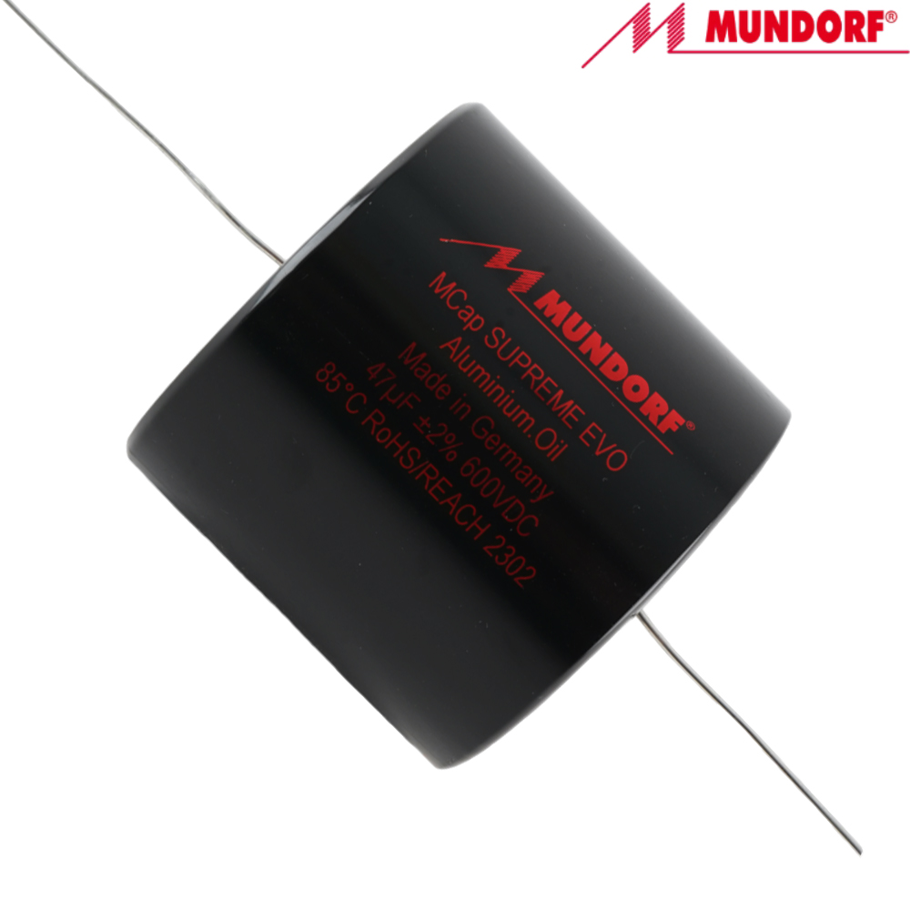 SEO-47T2.600: 47uF 600Vdc Mundorf MCap Supreme EVO Oil Capacitor