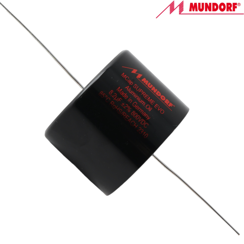 SEO-8,2T2.800: 8.2uF 800Vdc Mundorf MCap Supreme EVO Oil Capacitor