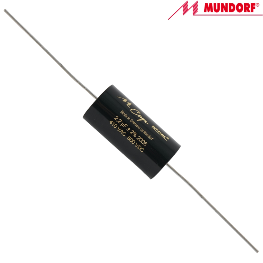 SUP8-2,2: 2.2uF 600Vdc Mundorf MCap Supreme Capacitor