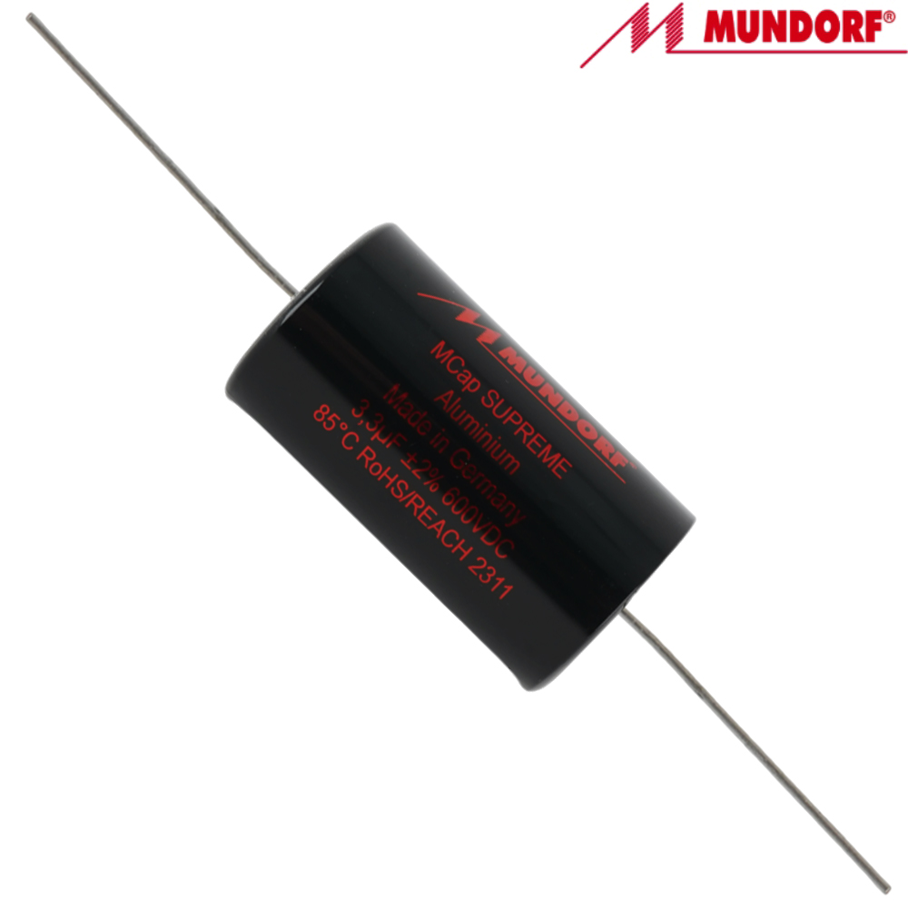 SUP8-3,3: 3.3uF 600Vdc Mundorf MCap Supreme Capacitor