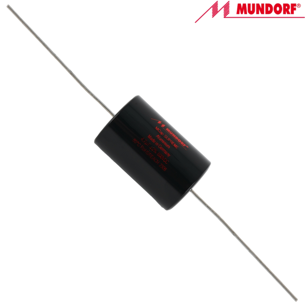 SUP8-4,7: 4.7uF 600Vdc Mundorf MCap Supreme Capacitor