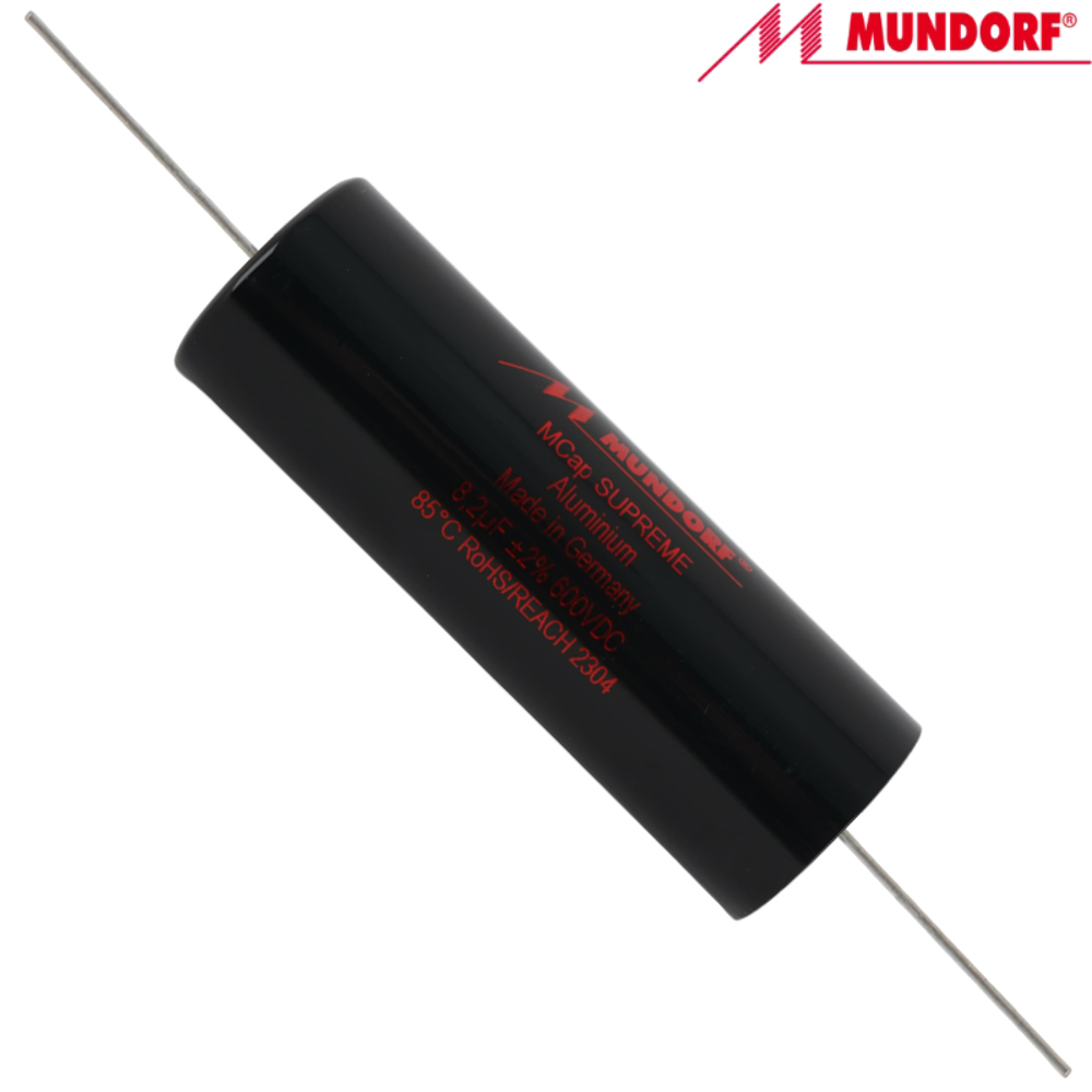 SUP8-8,2: 8.2uF 600Vdc Mundorf MCap Supreme Capacitor