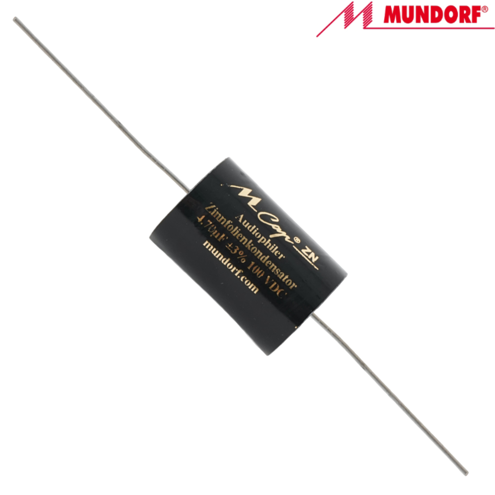 ZN100-4,7: 4.7uF 100Vdc Mundorf MCap ZN Capacitor