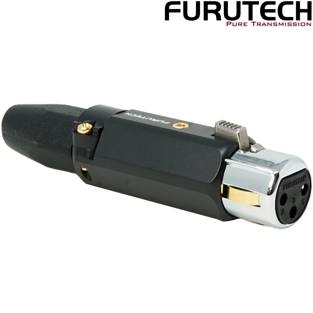 FP-602F(R): Furutech FP-602F Rhodium-plated Female XLR Connector