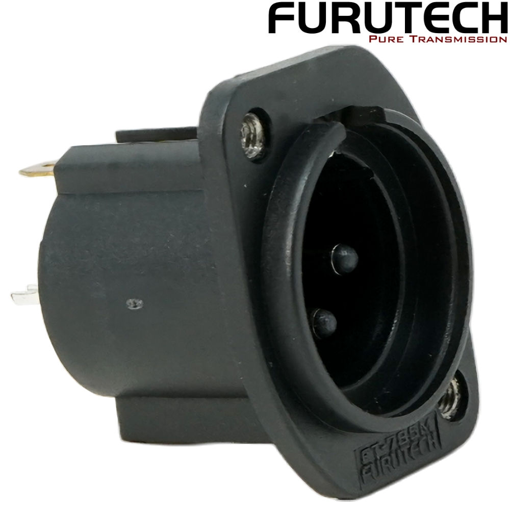 Furutech FT-785M(R) Rhodium-plated Male XLR Socket