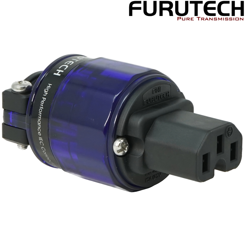 FI-11-N1(R): Furutech FI-11-N1 Rhodium-plated C15 IEC Connector