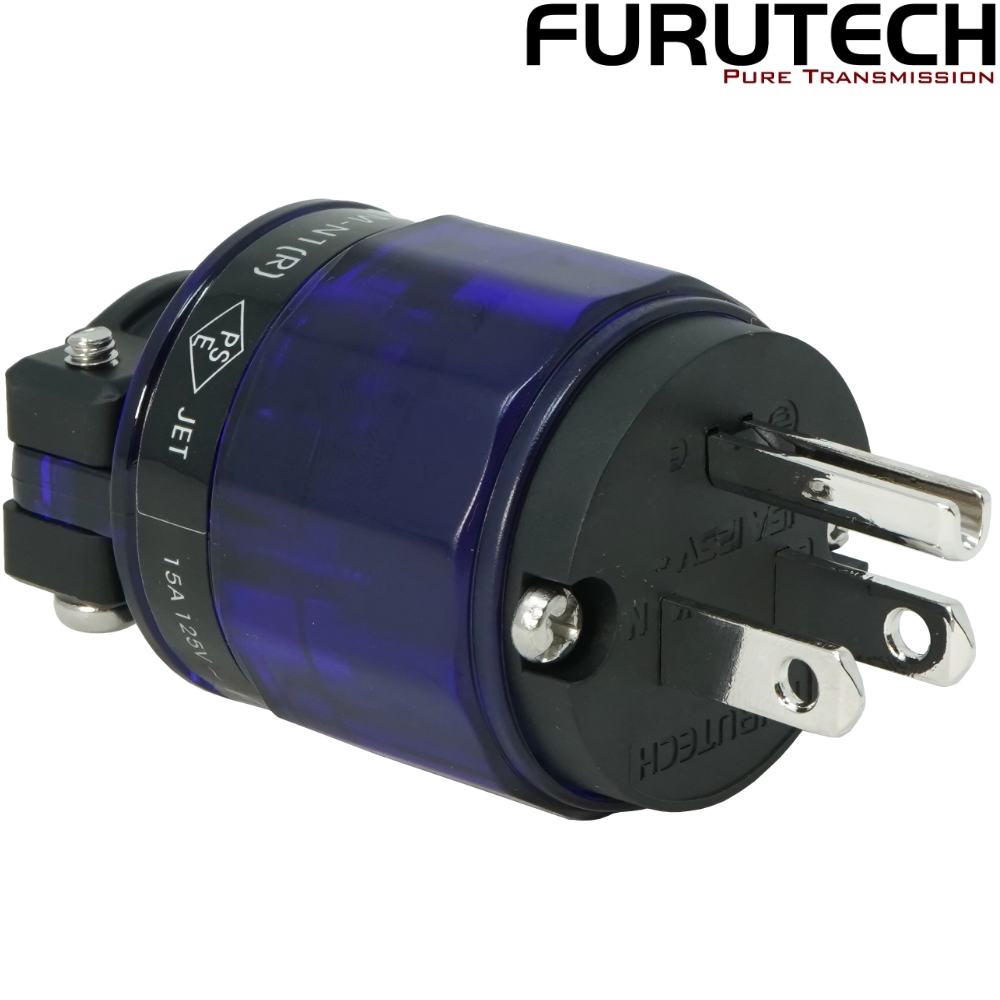 FI-11M-N1(R): Furutech FI-11M-N1 Pure Copper Rhodium-plated US Mains Connector