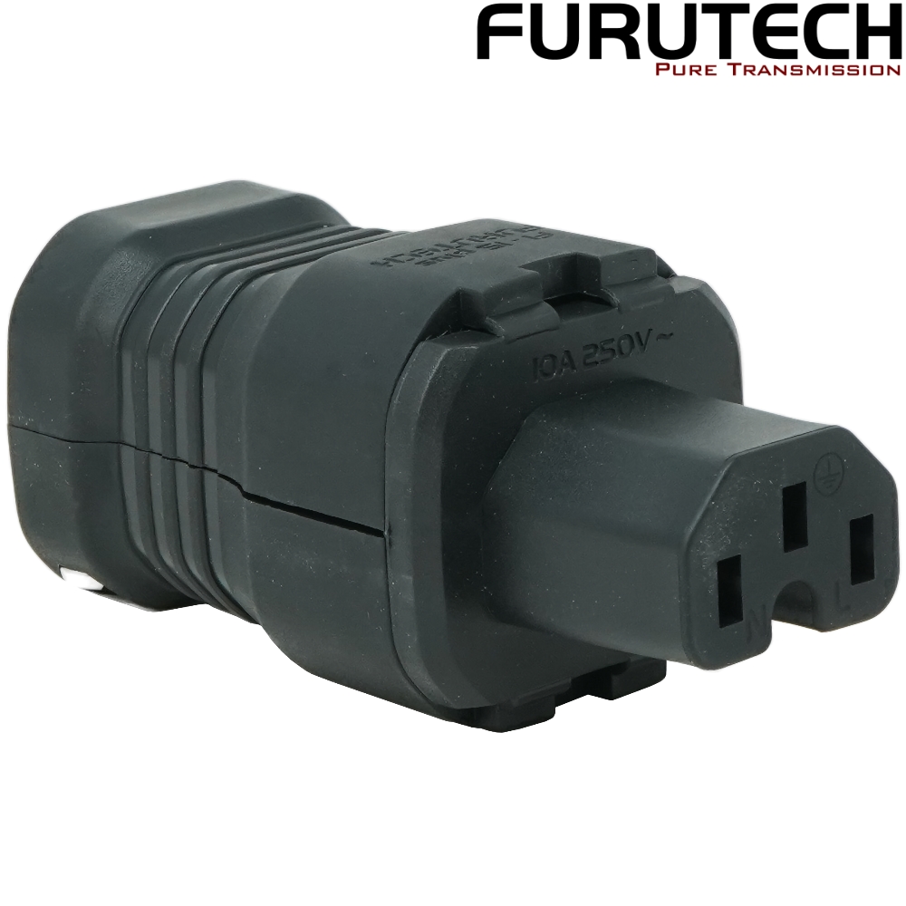 FI-15 Plus(R): Furutech FI-15 Plus Pure Copper Rhodium-plated C15 IEC Connector