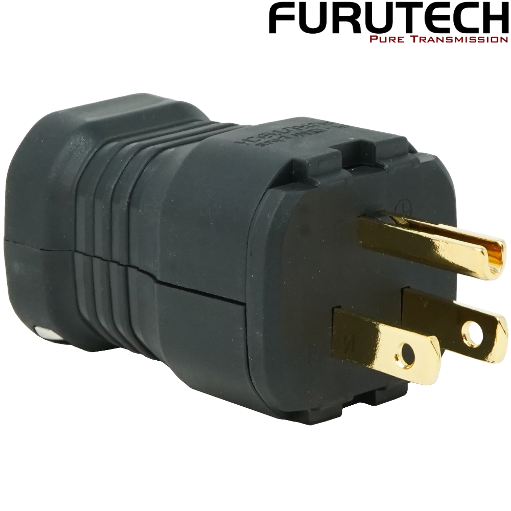 FI-15M Plus(G): Furutech FI-15M Plus Pure Copper Gold-plated US Mains Connector