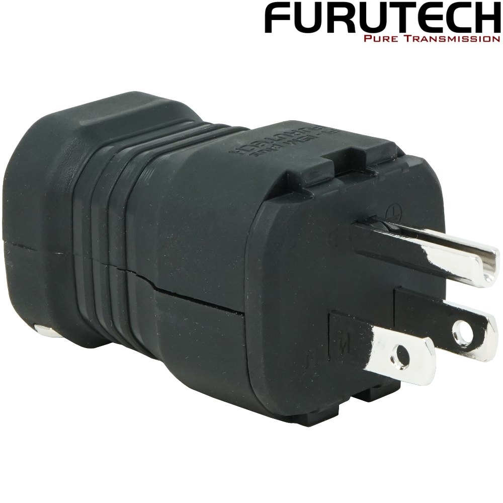 FI-15M Plus(R): Furutech FI-15M Plus Pure Copper Rhodium-plated US Mains Connector