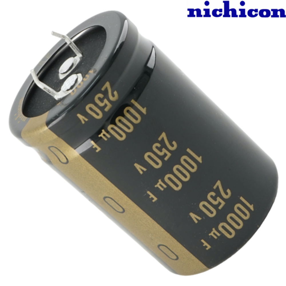 LKX2E102MESB45: 1000uF 250Vdc Nichicon KX type Electrolytic Capacitor