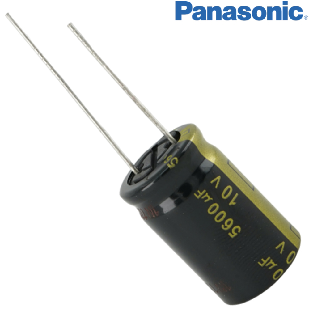 EEUFM1A562: 5600uF 10Vdc Panasonic FM Electrolytic Capacitor