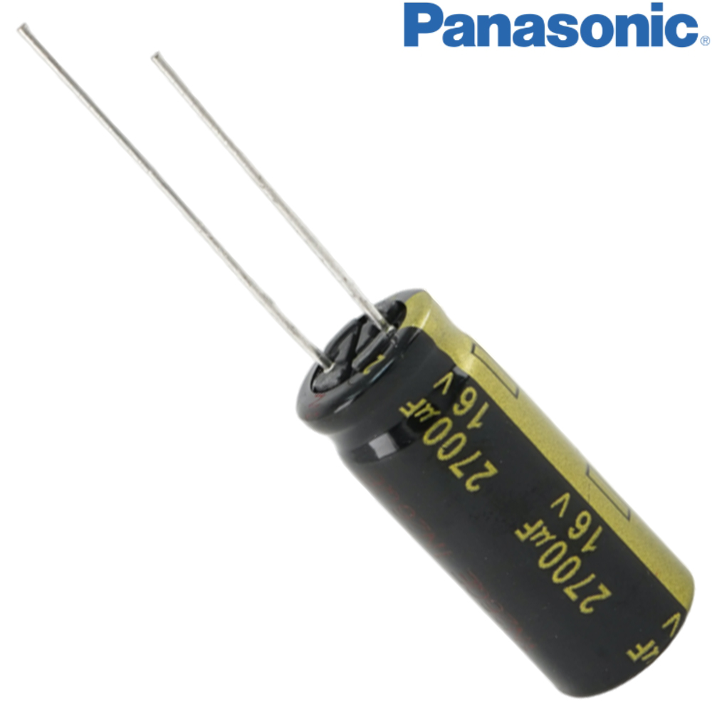 EEUFM1C272L: 2700uF 16Vdc Panasonic FM Electrolytic Capacitor