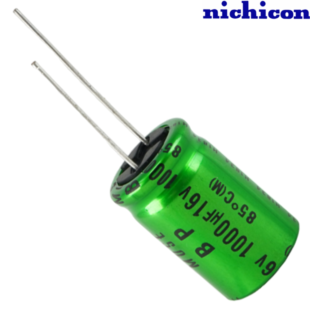 UES1C102MHM: 1000uF 16Vdc Nichicon ES type Electrolytic Capacitor
