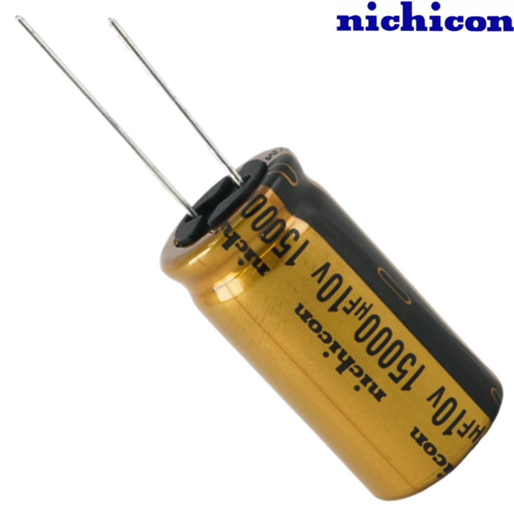 UFW1A153MHD: 15000uF 10Vdc Nichicon FW type Electrolytic Capacitor
