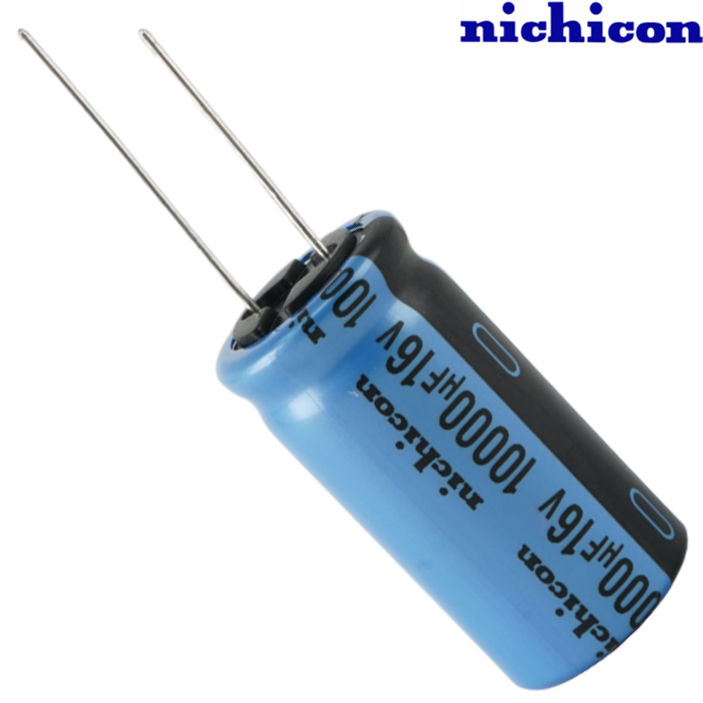 UKA1C103MHD: 10000uF 16Vdc Nichicon KA type Electrolytic Capacitor