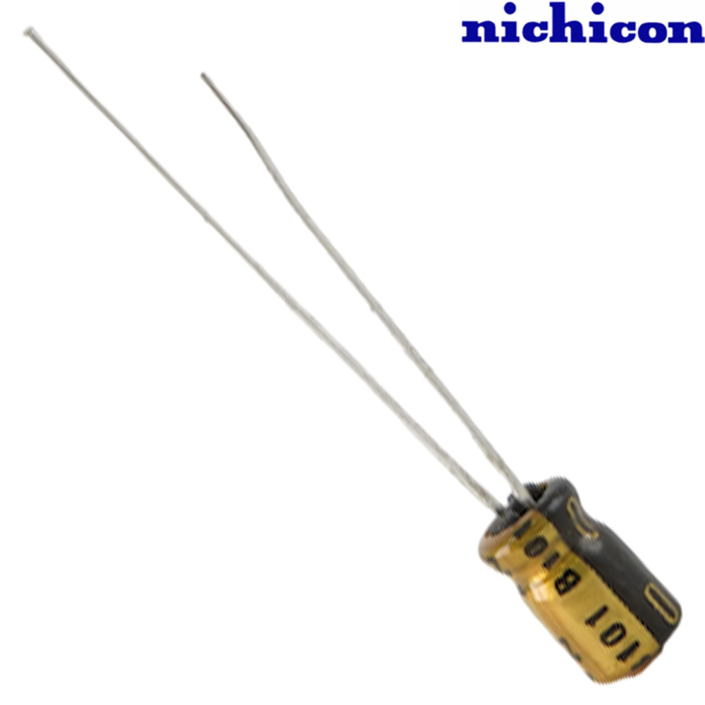 USW1C220MDD: 22uF 16Vdc Nichicon SW type Electrolytic Capacitor