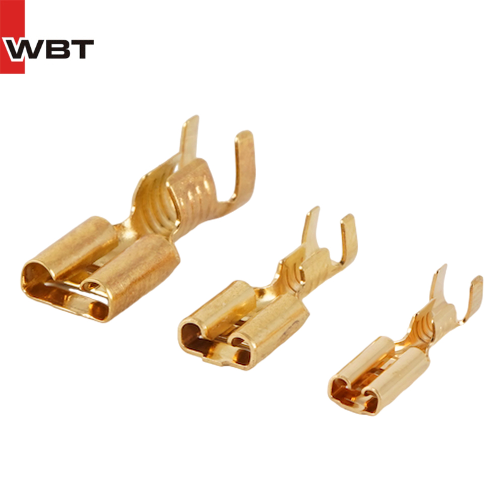 WBT flat push-on cable shoes