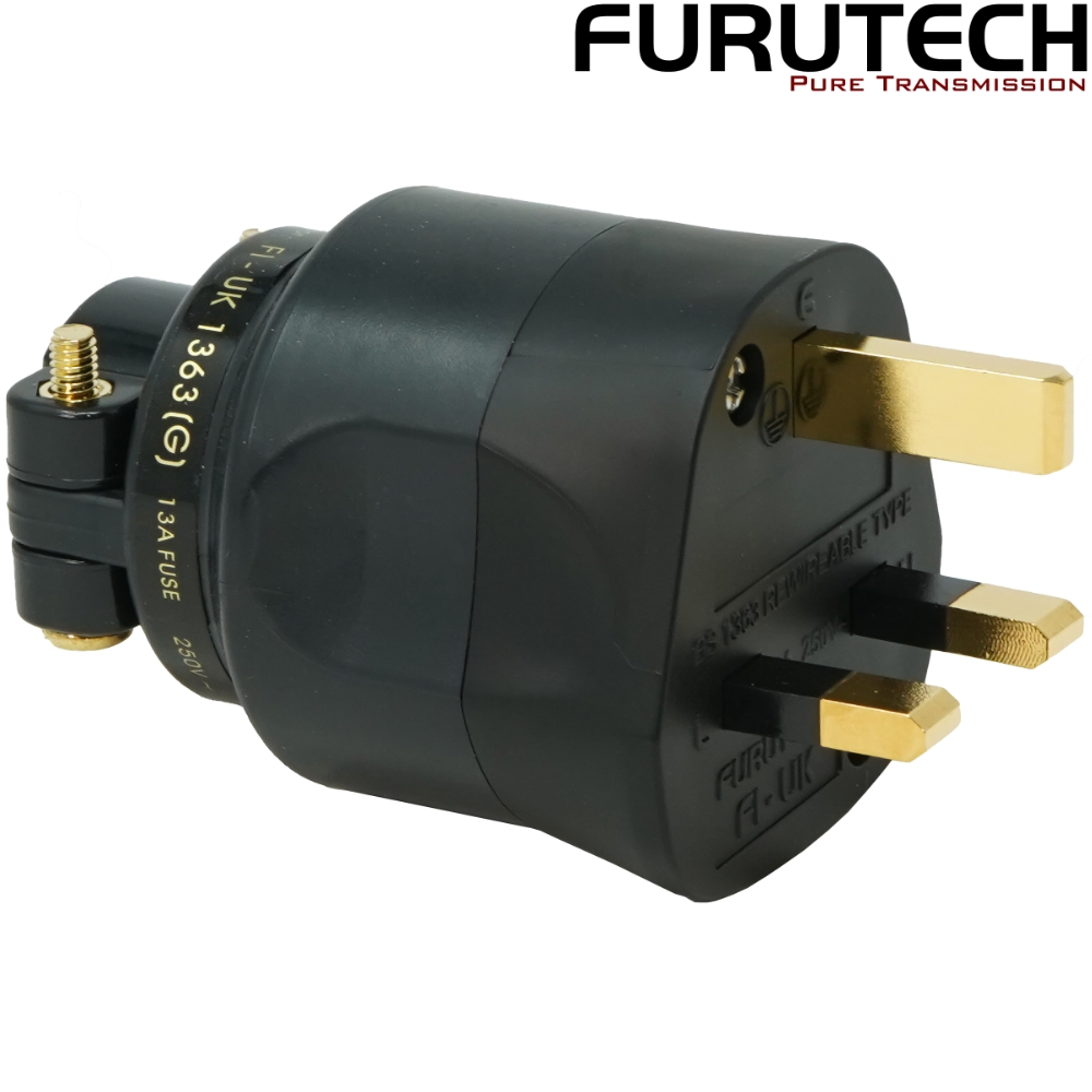 Furutech FI-UK1363 Gold-plated UK Mains Connector