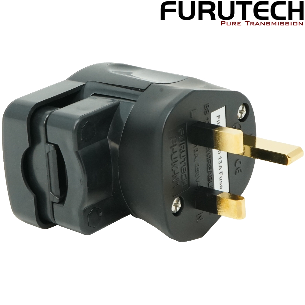 Furutech FI-UK1363 Gold-plated Angled UK Mains Connector