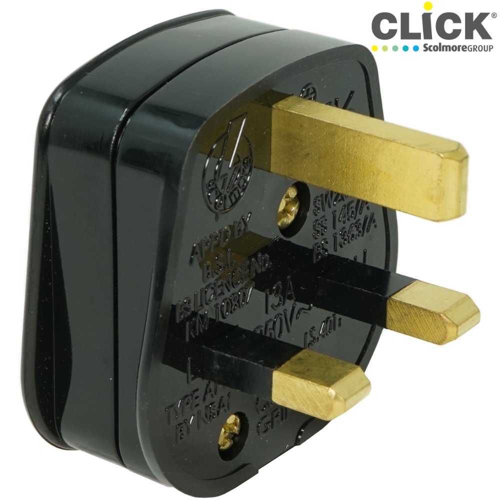 SCOL-PA330: Scolmore 13A Nylon UK Mains Plug