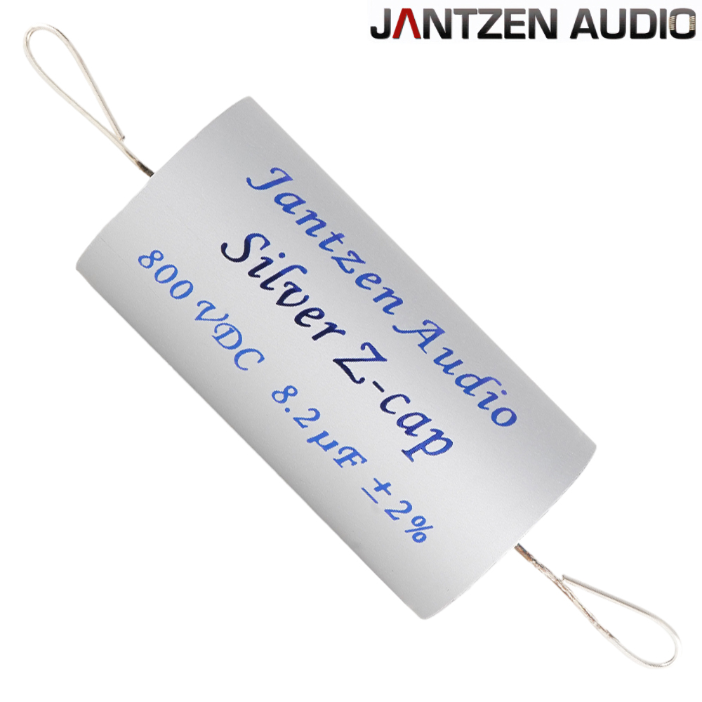 001-0674: 8.2uF 800Vdc Jantzen Silver Z-Cap Capacitor