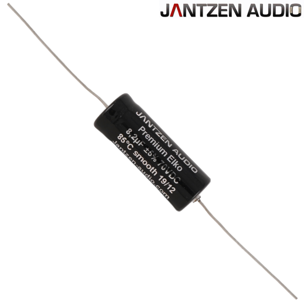 001-1019: 6.8uF 70Vdc Jantzen Premium ELKO Smooth Electrolytic Bipolar Capacitor