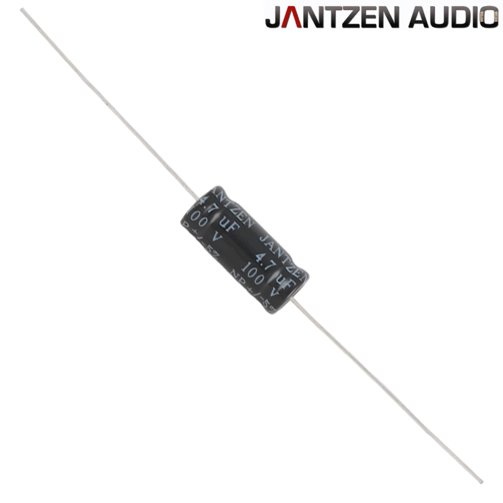 001-6123: 4.7uF 100Vdc Jantzen eLeCap 5% Electrolytic Bipolar Capacitor