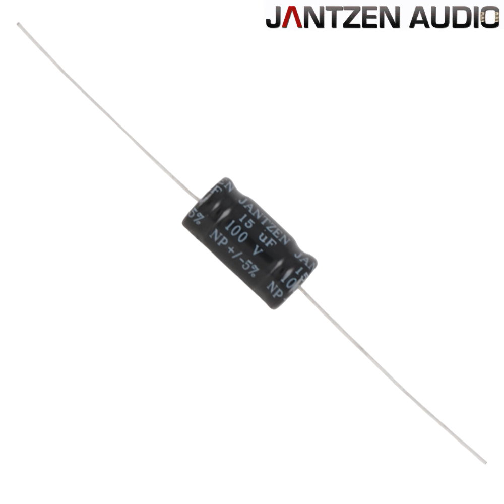 001-6141: 15uF 100Vdc Jantzen eLeCap 5% Electrolytic Bipolar Capacitor