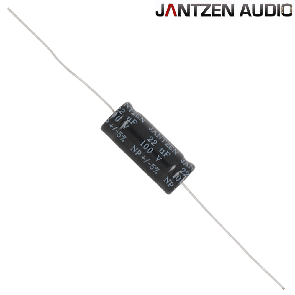 001-6147: 22uF 100Vdc Jantzen eLeCap 5% Electrolytic Bipolar Capacitor