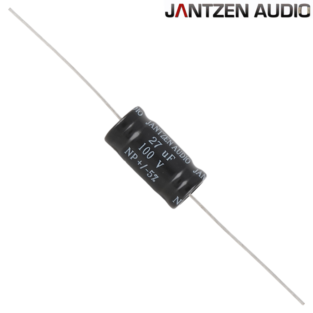 001-6150: 27uF 100Vdc Jantzen eLeCap 5% Electrolytic Bipolar Capacitor