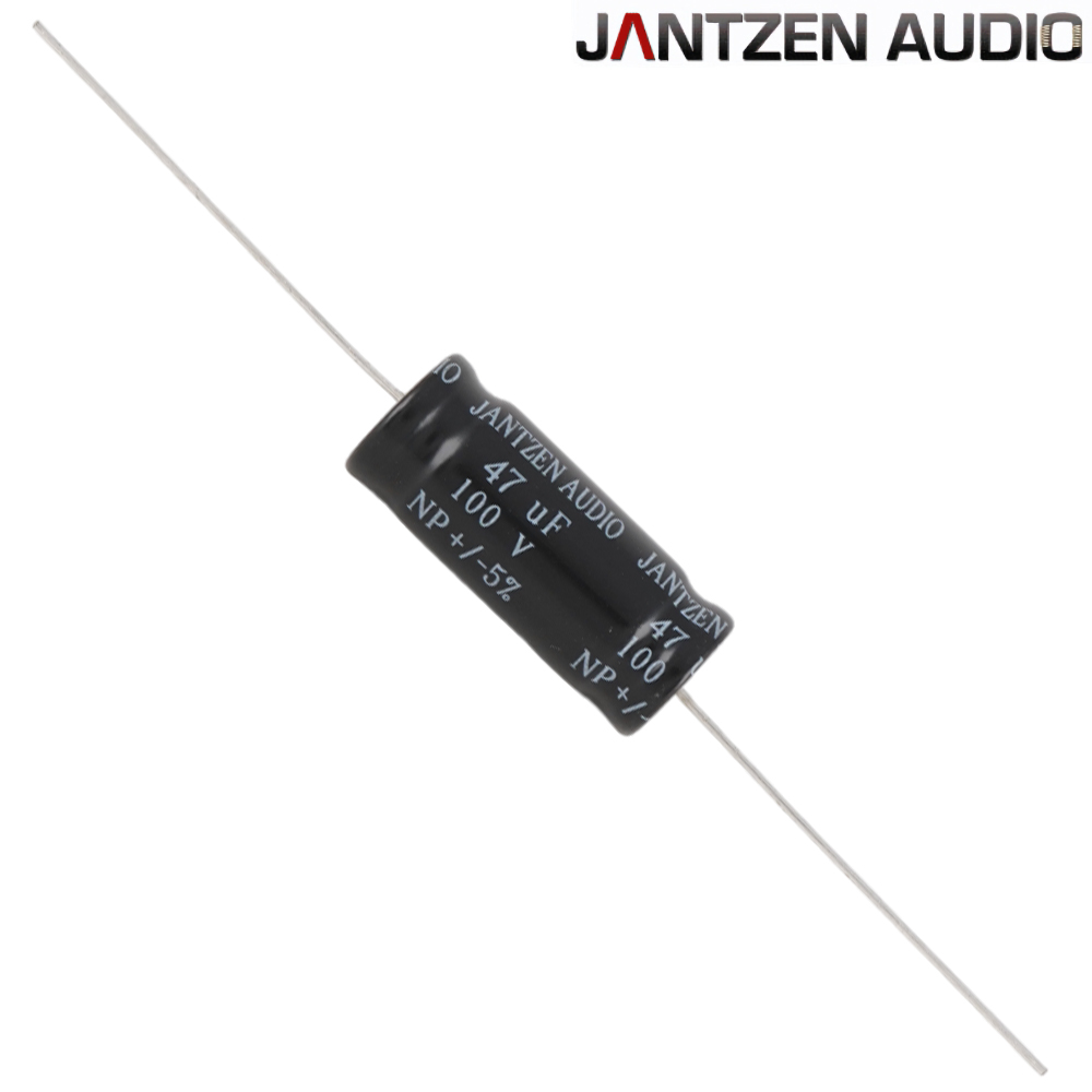 001-6159: 47uF 100Vdc Jantzen eLeCap 5% Electrolytic Bipolar Capacitor