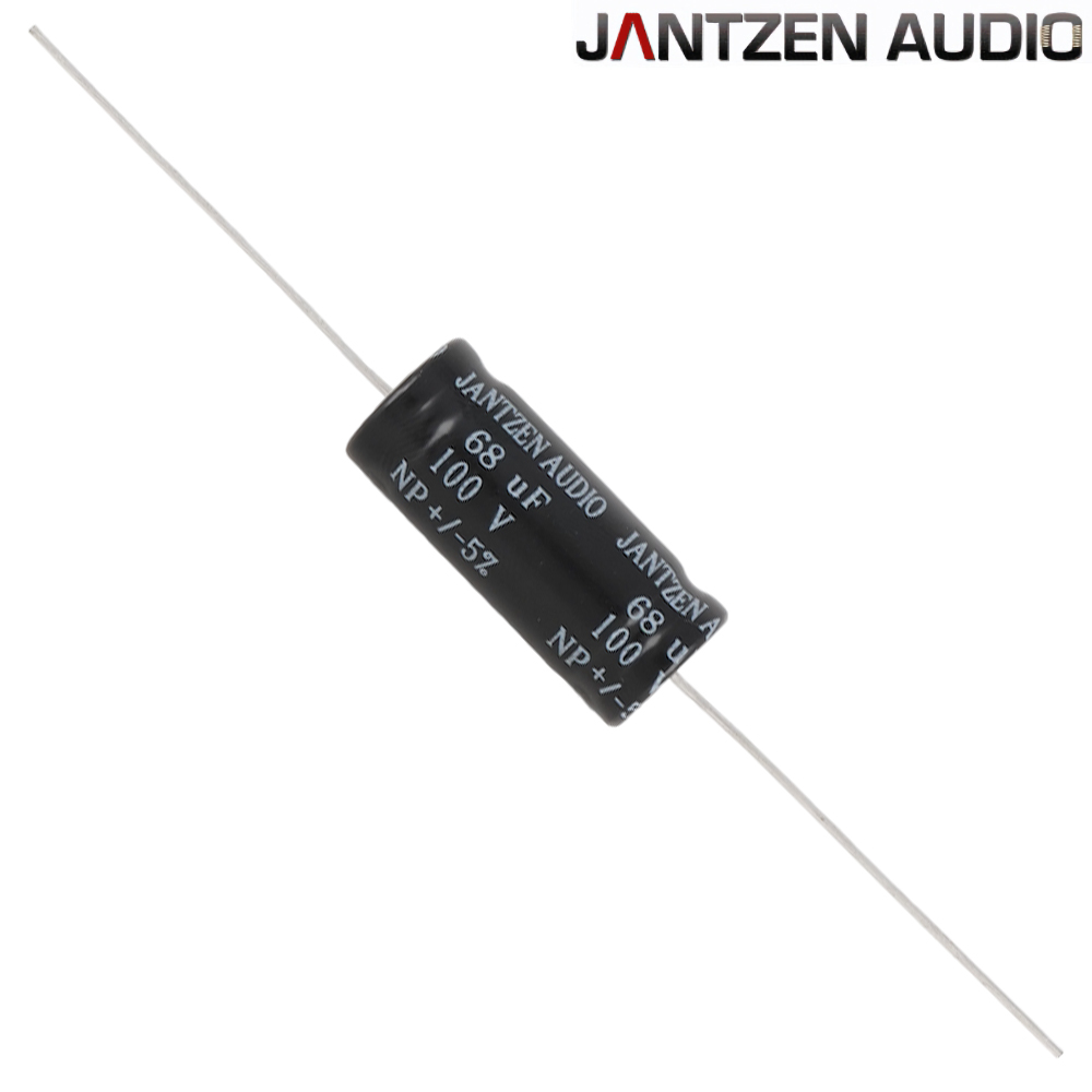 001-6165: 68uF 100Vdc Jantzen eLeCap 5% Electrolytic Bipolar Capacitor