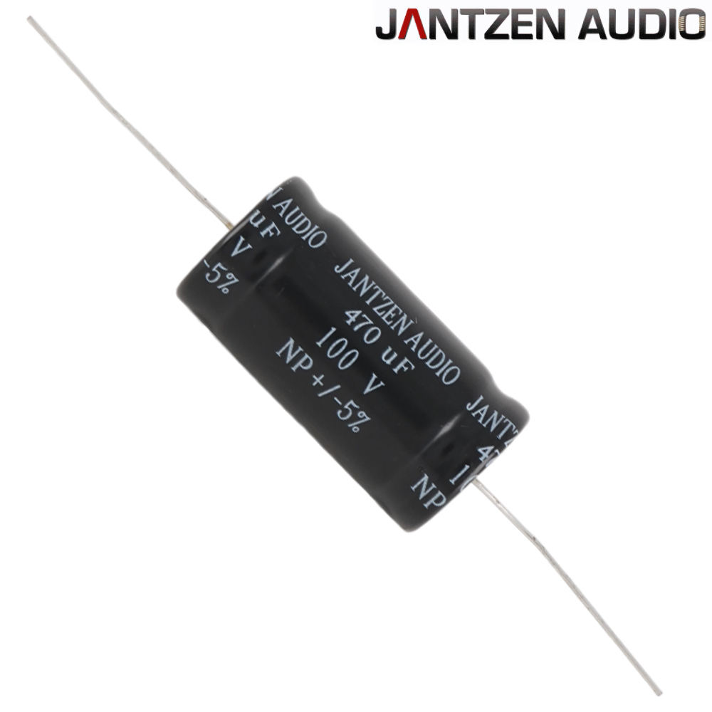 001-6192: 470uF 100Vdc Jantzen eLeCap 5% Electrolytic Bipolar Capacitor