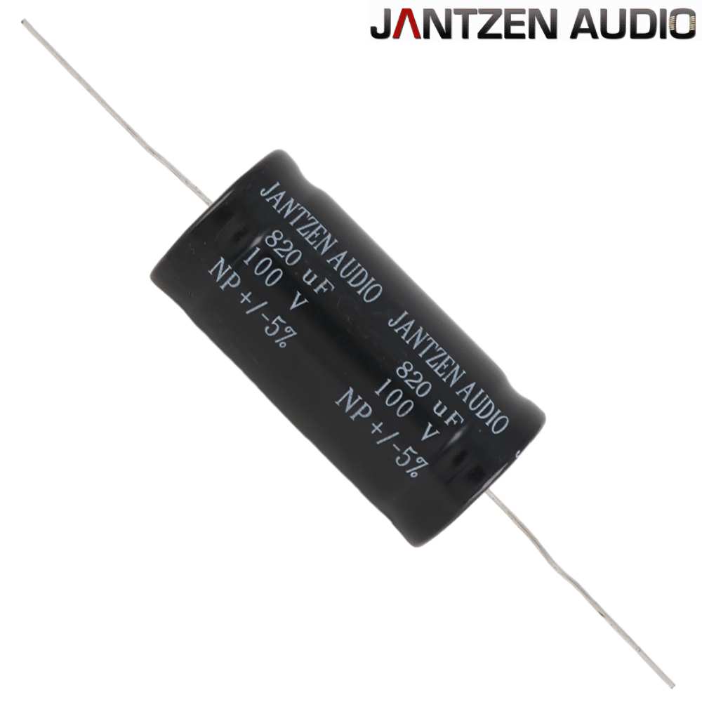 001-6198: 820uF 100Vdc Jantzen eLeCap 5% Electrolytic Bipolar Capacitor